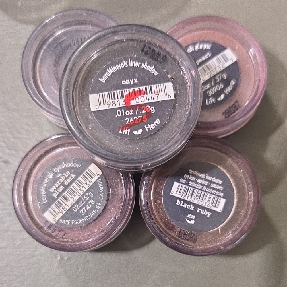 bareMinerals Eyeshadow Collection - Onyx, Black Ruby, Glimpse